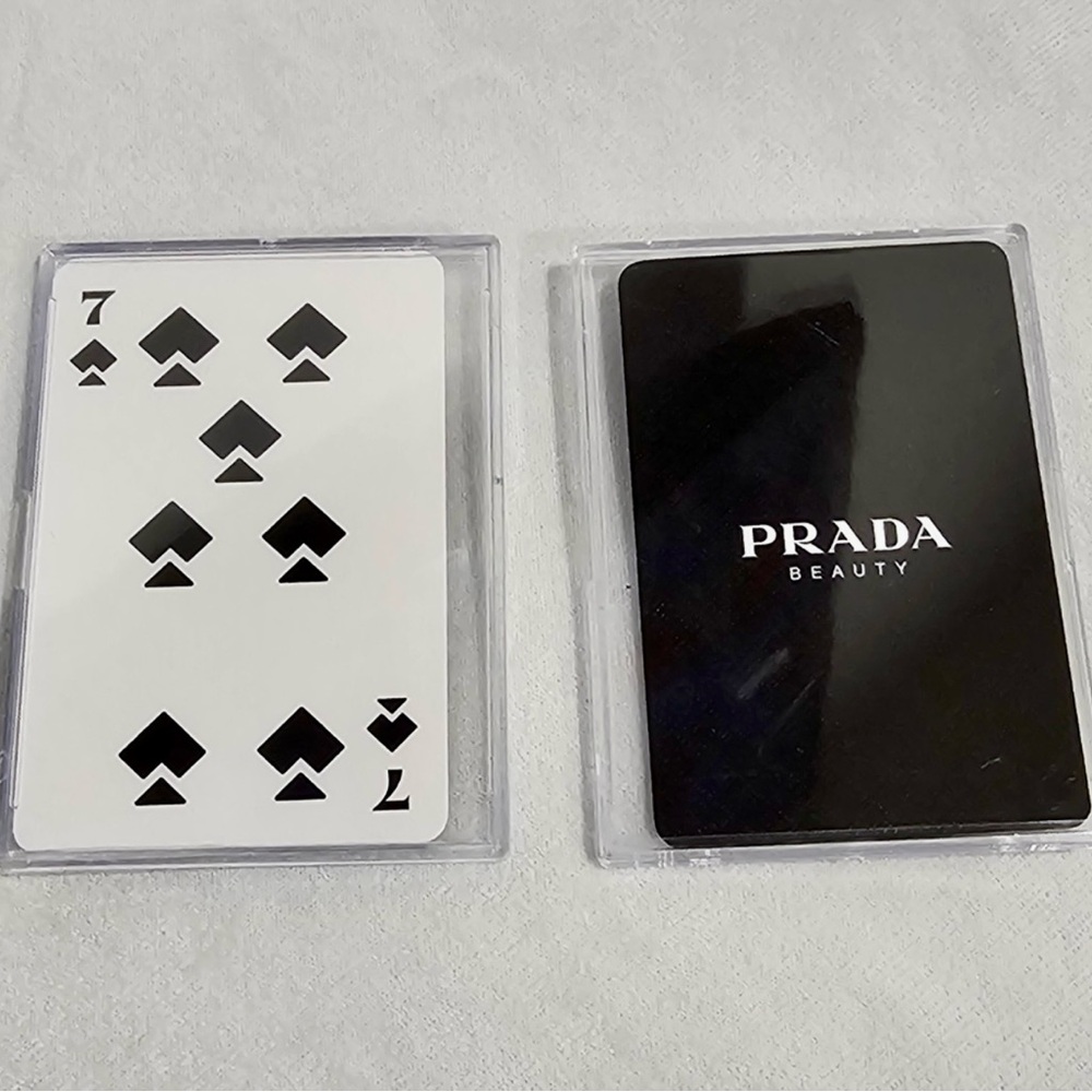 Prada Beauty Playing Card